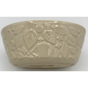 Mason Cash In the Forest Oval Pie Dish Beige Leaves 7x5" England EUC
